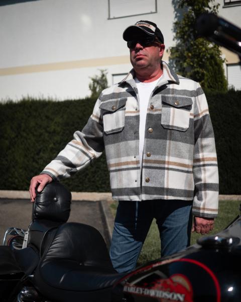 Fadenkäfer Papierschnittmuster Hemdjacke Flo Herren